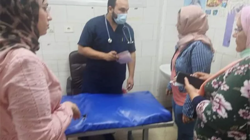 جولة تفقدية على مستشفي الاطفال التخصصي بمطروح