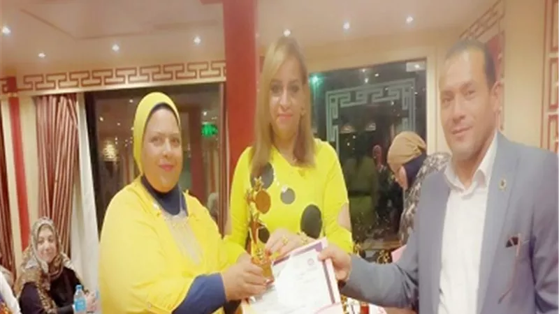 شهادة التميز لاميرة مسئول الاعلام الصحي بمديرية صحة مطروح