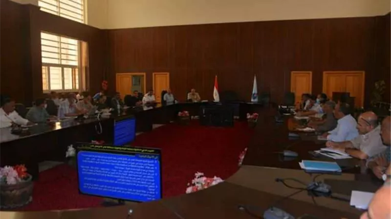 محافظة البحر الأحمر تعقد اجتماع تنسيقي لمشروع صقر ٨٤