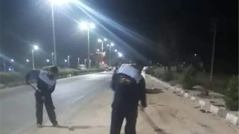 رئيس مدينة الأقصر يتابع أعمال النظافة بالشوارع والميادين