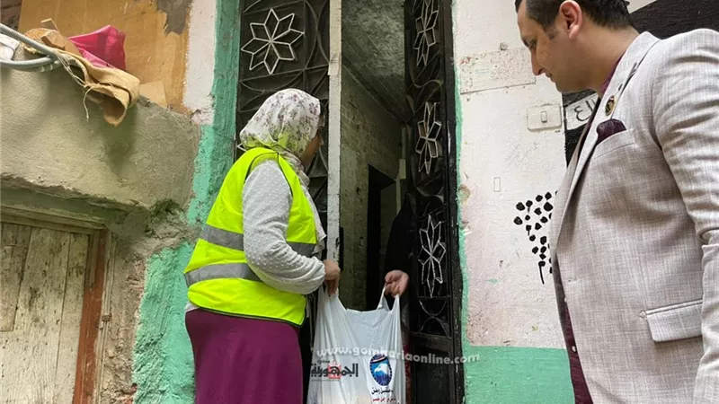 مستقبل وطن بكفرالشيخ يوزع 300 كرتونة مواد غذائية ولحوم بمركز مطوبس
