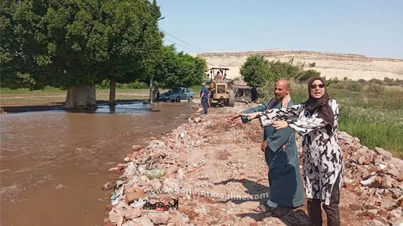 محافظ أسيوط: إعادة تأهيل الطريق بقرية دير القصير بمركز القوصية