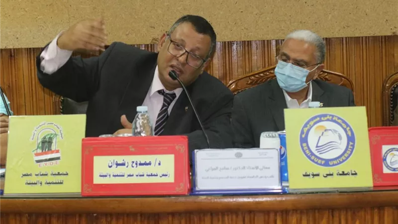 جامعة بنى سويف تشارك في حملة اتحضر للاخضر للتخلص من المخلفات الإلكترونية