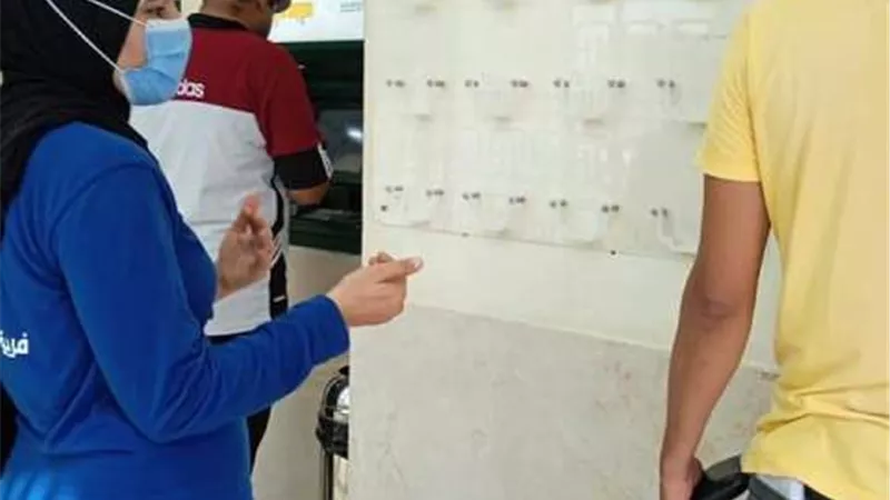 توعية المتعاملين مع ماكينات الصرف الآلي في مطروح بالموجه الرابعة لكورونا