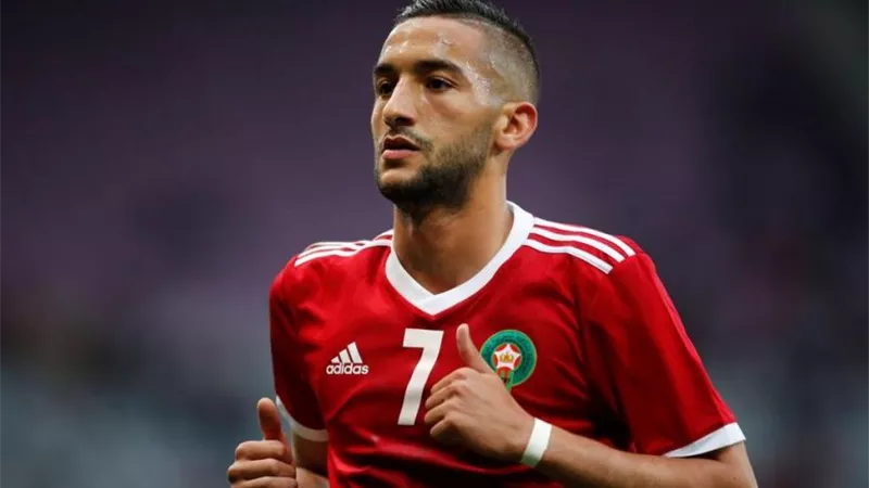 مفاجأة.. استبعاد حكيم زياش من قائمة المنتخب المغربى