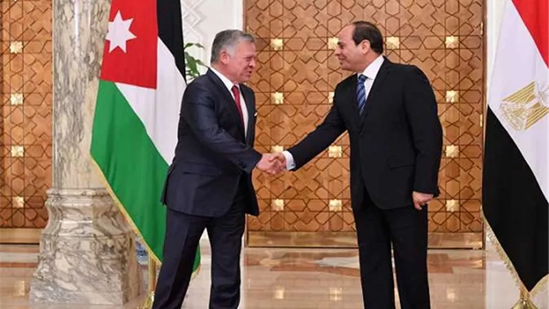 مباجثات ثنائية بين الرئيس السيسى والملك عبدالله