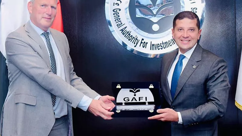 رئيس هيئة الاستثمار يلتقي السفير الهولندي لمناقشة زيادة التعاون الاستثماري بين البلدين