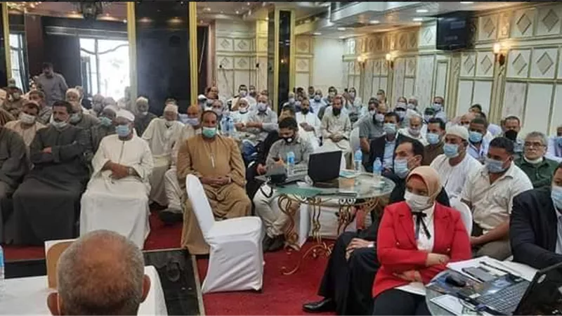 عرض تجارب تأهيل المساقي والري الحديث بالبحيرة