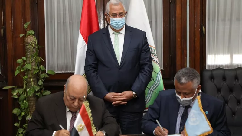وزير الزراعة يشهد مراسم توقيع وثيقتي تعاون مع الفاو