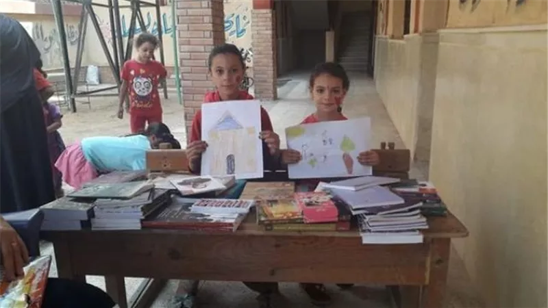 مشروع كتاب القرية الثقافي يصل كفر حسن في الإسماعيلية..صور