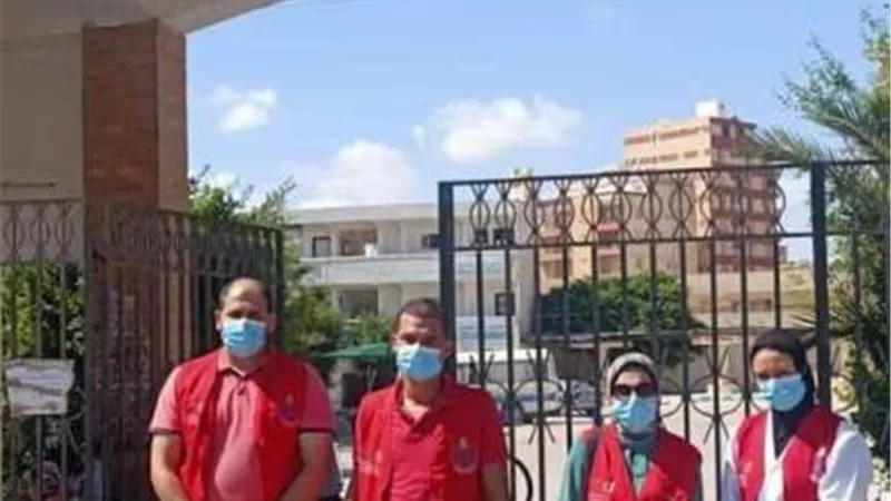 إقبال كبير للطلاب والعاملين بجامعة مطروح لتلقي لقاح كورونا