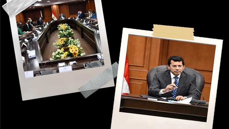 وزير الرياضة يجتمع مع مسئولي المنصة الوطنية للشباب 