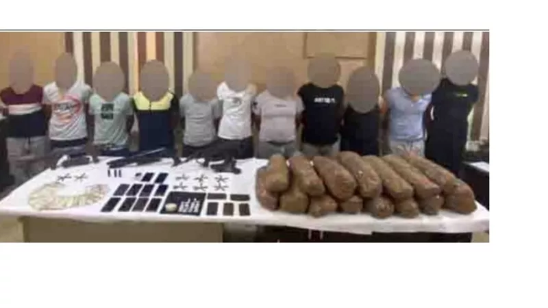 ضبط 30 كيلو بانجو وحشيش وهيروين بحوزة 11 عنصرا اجراميا بالدقهلية