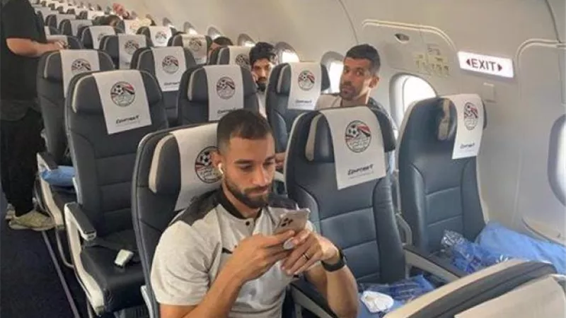 بعثة المنتخب الوطني تعود للقاهرة بعد لقاء الجابوني