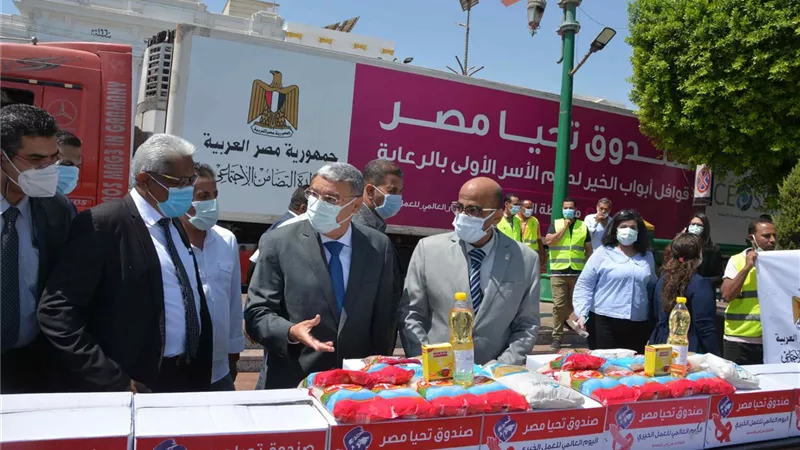 شكرا للرئيس السيسى .. المنيا استقبلت قافلة 