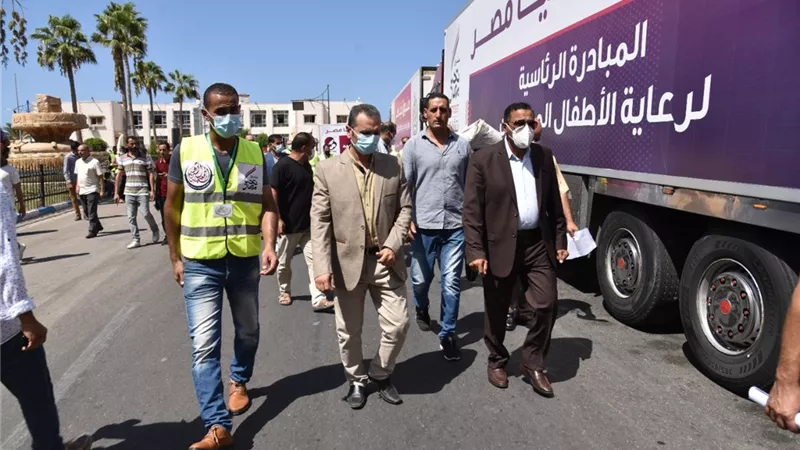 قوافل الخير تصل مطروح وتزامناً بالاحتفال باليوم العالمي للعمل الخيري