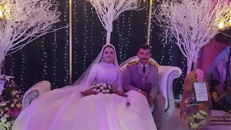 مبروك زفاف النقيب أمير ود.فاطمة