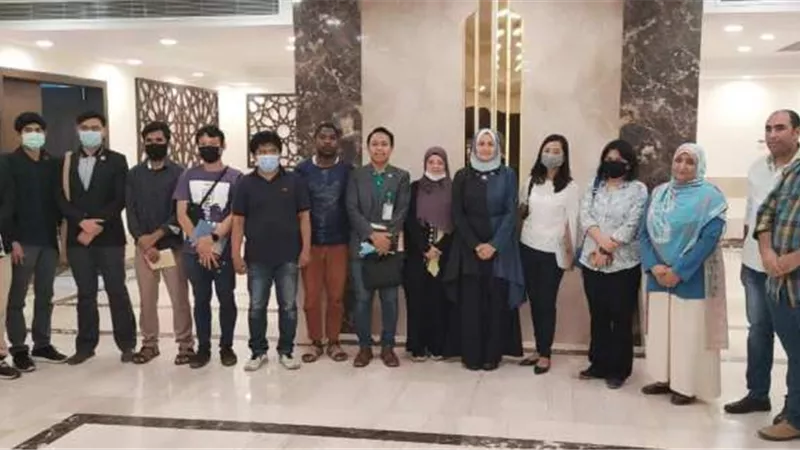 لقاء تعريفي لاتحادات الطلاب الوافدين للوقوف على حل مشاكلهم وتمهيدًا لعقد الملتقى الدائم