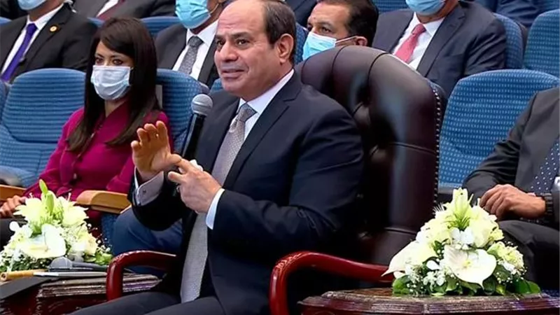 الرئيس السيسى: لن نقبل بدخول اية بضائع لا تتطابق مع المواصفات العالمية