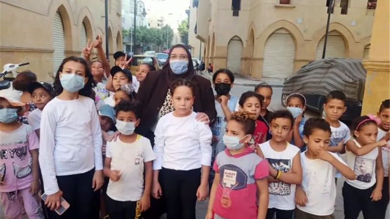 قافله ثقافية لاطفال روضة السيدة زينب فى القاهرة.. بالصور