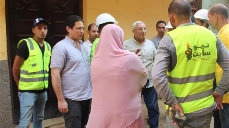 رئيس شركة المياه يتابع تنفيذ مشروعات المبادرة الرئاسية حياة كريمة ببني سويف