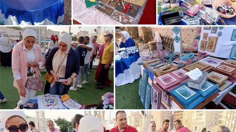 مستقبل وطن ينظم معرض بايدينا للمصنوعات اليدويه بدمياط