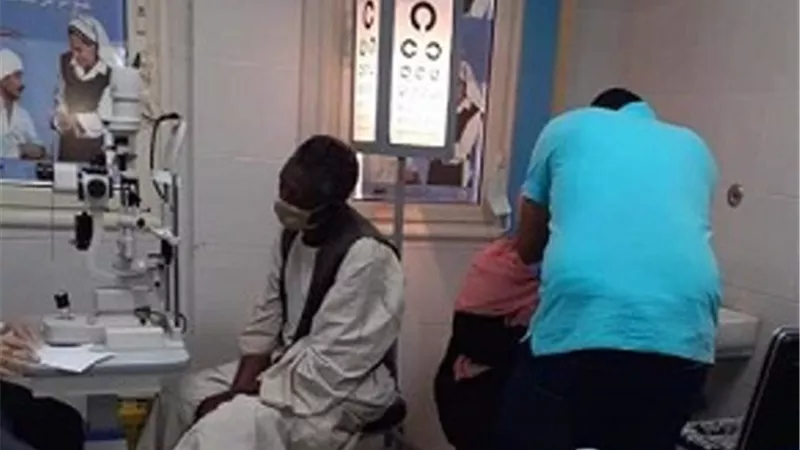 إستمرار فعاليات القافله الطبيه الشامله لجامعة عين شمس بمدينة الشلاتين