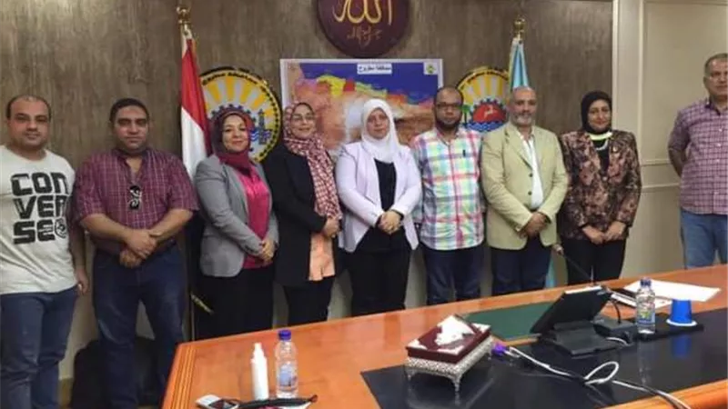 نائب محافظ مطروح تبحث تطوير المركز الاستكشافي