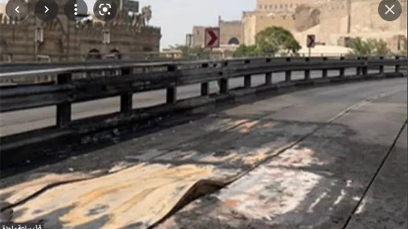 غلق جزئي لكوبري الجيزة المعدني لتنفيذ أعمال صيانة ورفع كفاءته