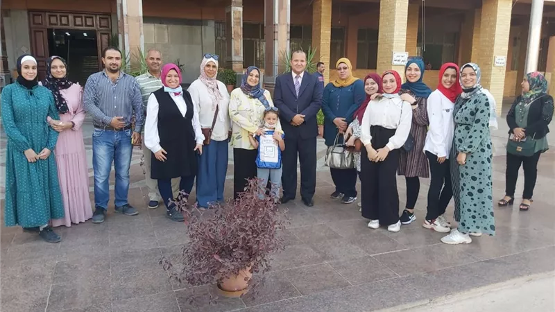 جامعة الزقازيق تحتفل بالعيد القومى للشرقية بتوجيه قافلة شاملة لقرية جزيرة برد بمركز الحسينية