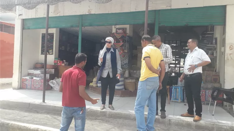 حملات لإزالة التعديات ومخالفات البناء ورفع الإشغالات بسفاجا
