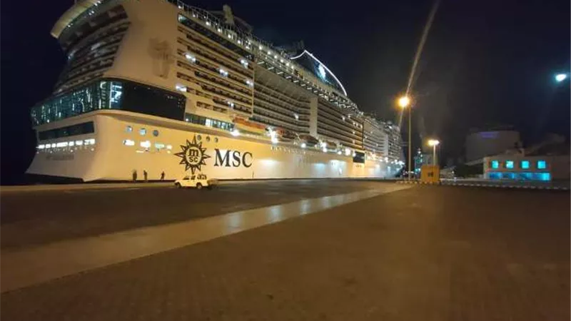 السفينة السياحية Msc BELLSSIMA تغادر ميناء سفاجا البحري إلى جده