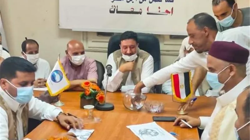 سحب قرعة دورى مستقبل وطن فى مطروح