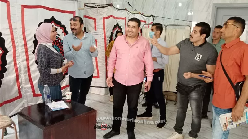 ٩٥٥ مستفيد من القافلة الطبية لعمال نظافة المنوفية .. ضمن مبادرة حياة كريمة