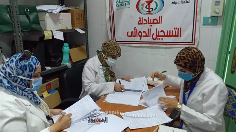 علاج ١٢٢٠ مواطنا بالمجان في قافلة طبية بدمياط