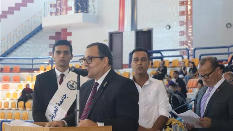 افتتاح ملتقي شباب جامعات المحافظات الحدودية بالعريش