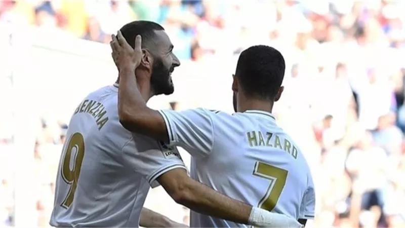 هازارد وبنزيما على رأس قائمة ريال مدريد لمواجهة إنتر ميلان