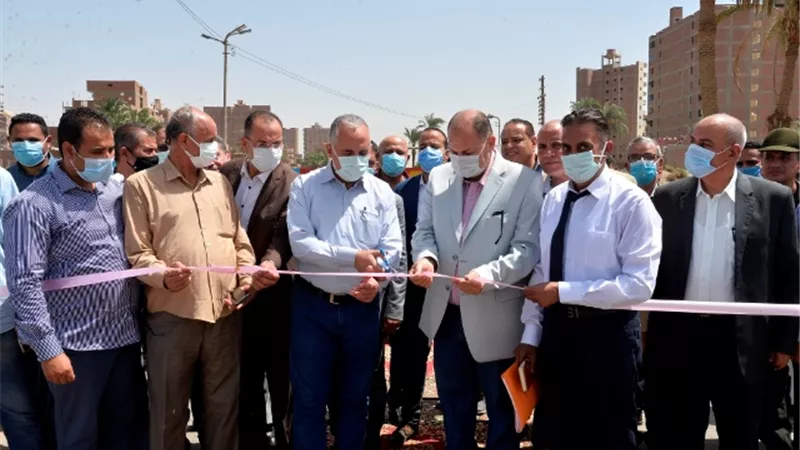 وزير الري ومحافظ أسيوط يفتتحان مشروع كوبري الكيلو 149 على الترعة السوهاجية بأبوتيج