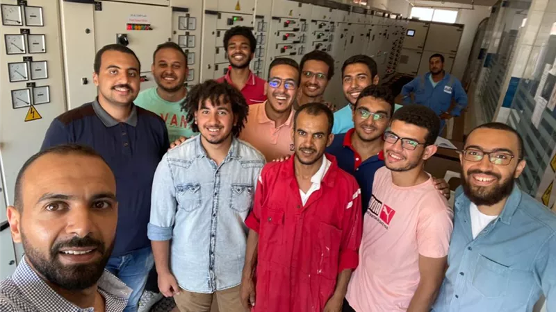 125 طالب وطالبة من كليات مختلفة ينهون تدريبهم الصيفي داخل مركز تدريب شركة مياه مطروح