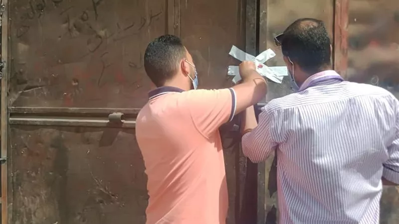 غلق مصنع لفرم ريش الدواجن بأبو زعبل