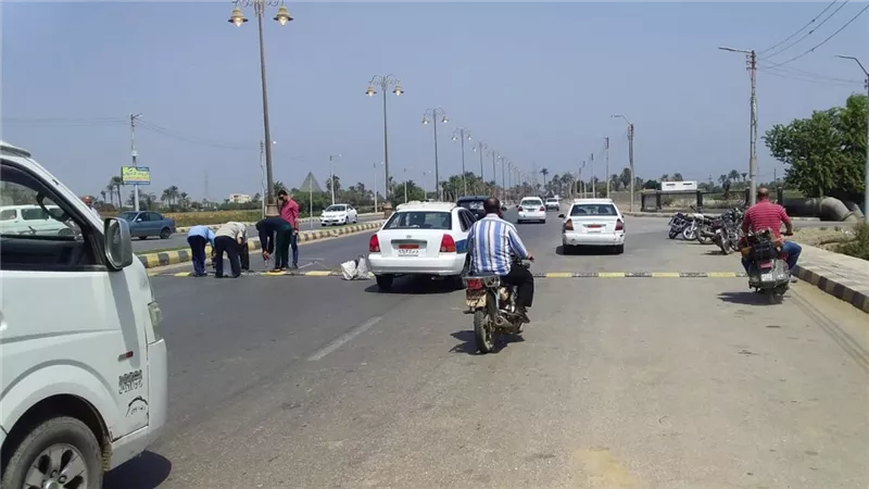 مطبات صناعية بمدن وقرى بنى سويف