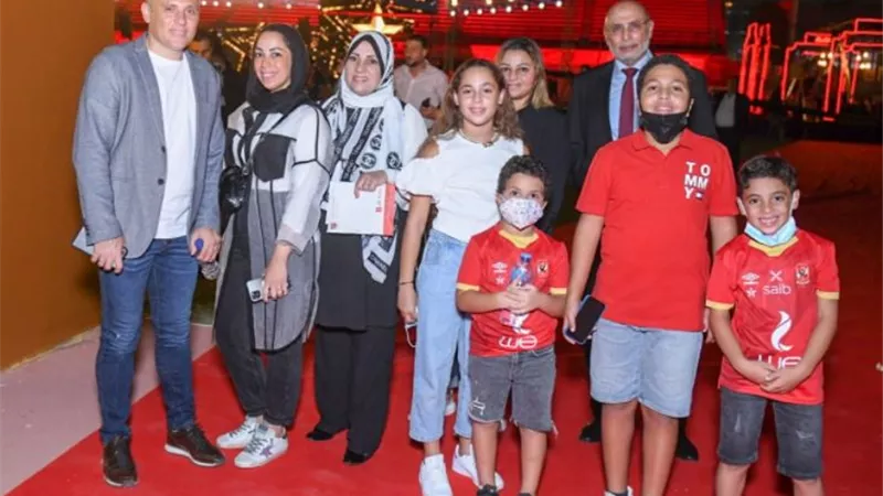 بدء توافد الحضور على حفل الأهلى لـ