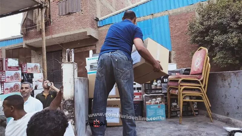 بالصور: رفع ١٢٥ حاله اشغال بابو النمرس و ٤٠ بالبدرشين