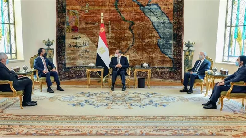الرئيس السيسي يؤكد استعداد مصر الكامل لدعم العراق في كافة المجالات