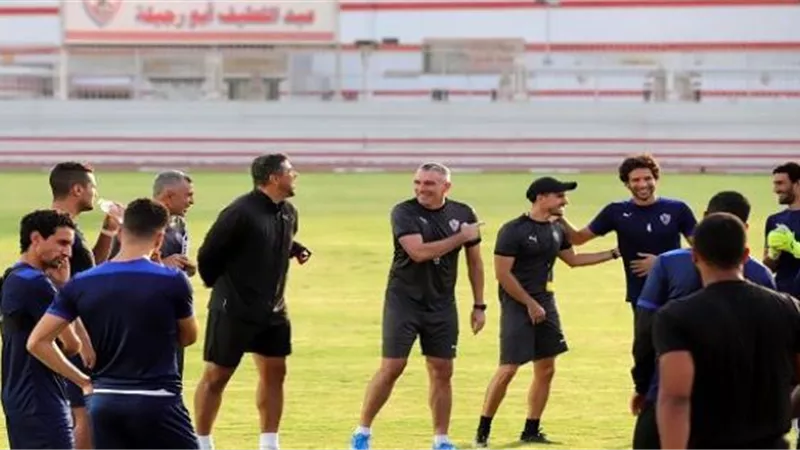 جلسة هامة للاعبى الزمالك قبل انطلاق المران