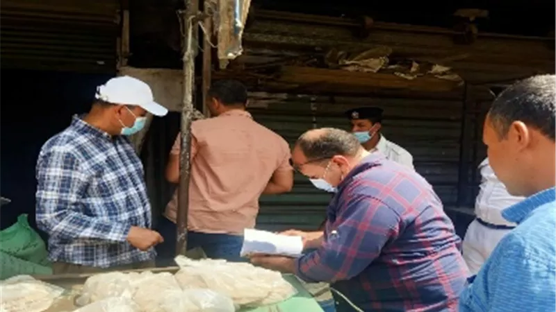 تحرير ٢٠ محضر لمخابز مخالفة بغرب شبرا الخيمة