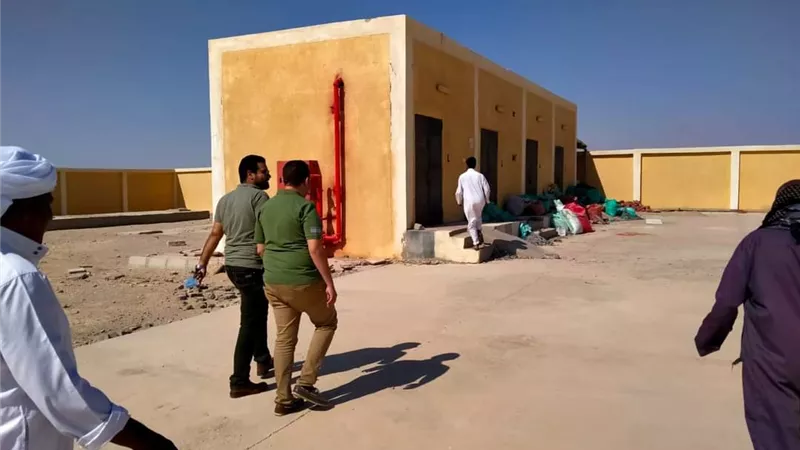 رخا يتفقد مجمع محارق النفايات الطبية الخطرة بطور سيناء