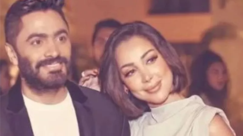 أول تعليق من تامر حسني علي أبناء زواجه عرفيًا