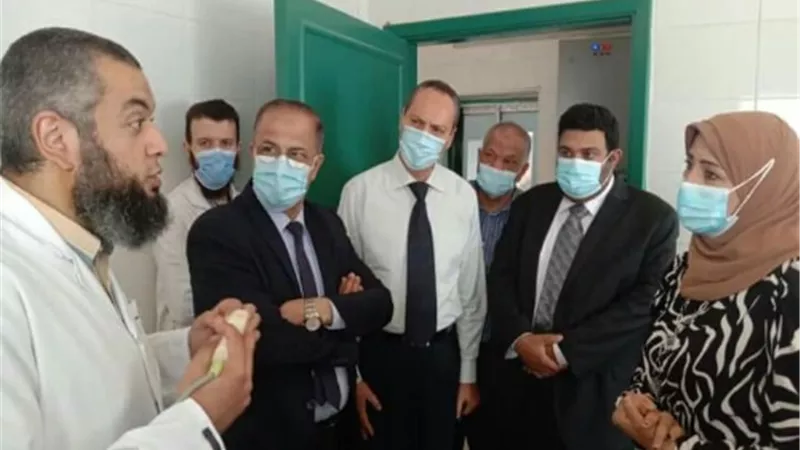 وكيل الصحة بالقليوبية يستقبل مديرى الإدارة المركزية والعامة للرعاية الاولية