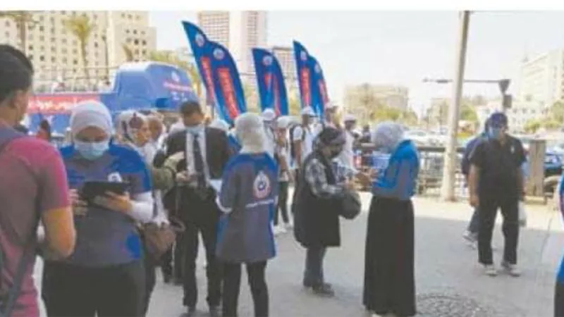 1125 مواطناً سجلوا في الساعات الأولي لحملة